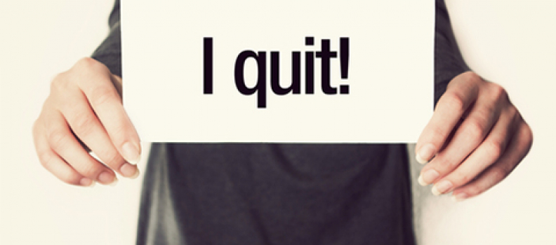 QUITTING EMPLOYEE REQUIRED TO WORK THROUGH NOTICE PERIOD